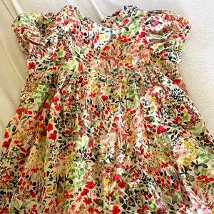 Bonpoint floral dress size 4 excellent condition pretty collar beautiful dress